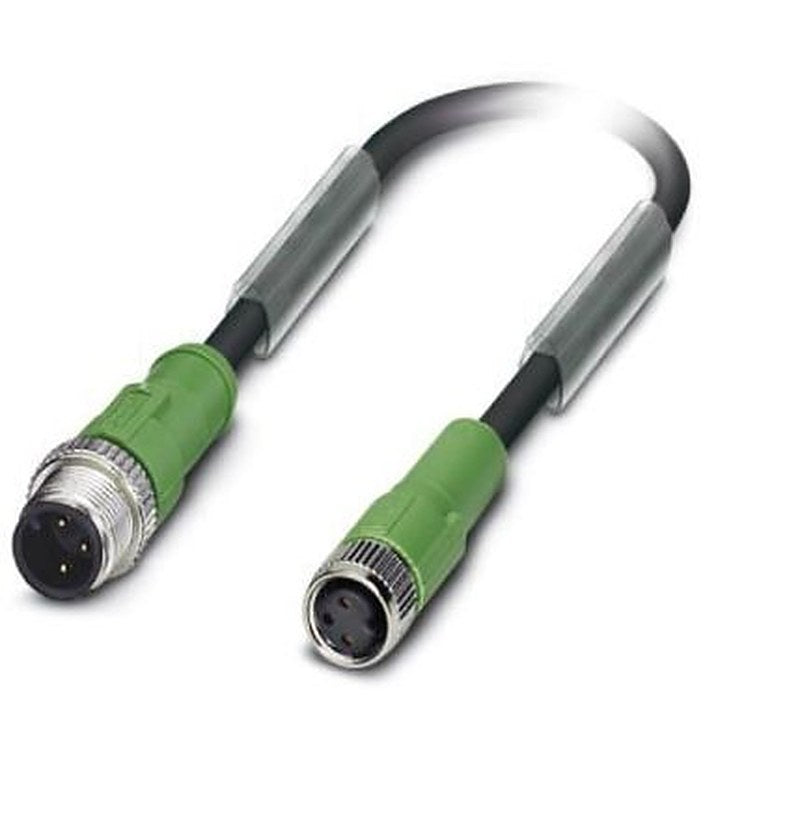 Phoenix Contact Male 3 way M12 to Female 3 way M8, Straight Sensor Actuator Cable, 2 m