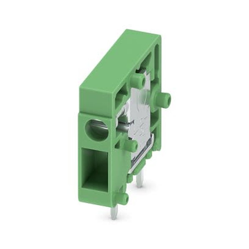 Phoenix Contact PCB Terminal Block, 1-Contact, 5 mm Pitch, Wave Soldering Mount, 1 Row