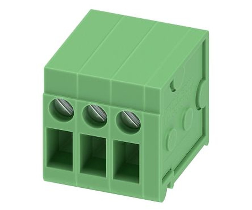 Phoenix Contact FRONT 2.5-H/SA 5/3 Series PCB Terminal Block, 3-Contact, 5 mm Pitch, 1 Row, 1700121