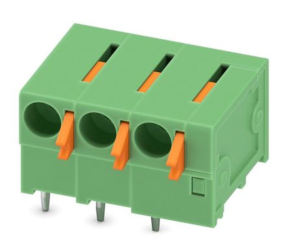 Phoenix Contact FFKDSA1/H2-5.08- 3 Series PCB Terminal Block, 3 Contact(s), 5.08 mm Pitch, 1 Row