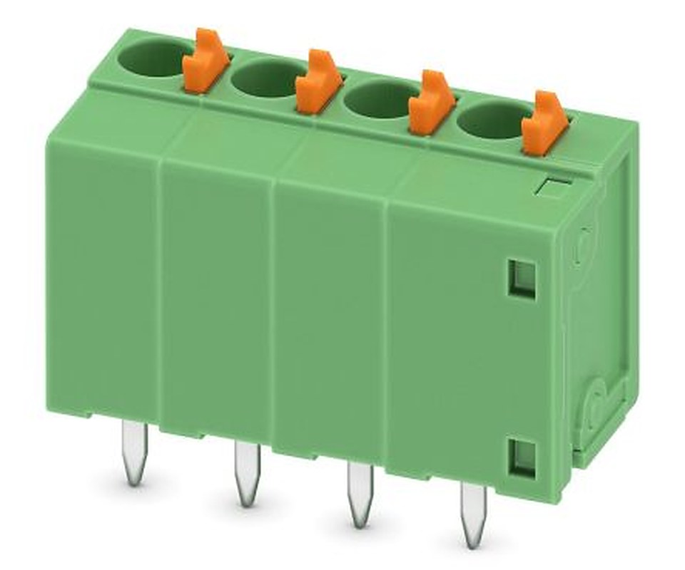 Phoenix Contact FFKDSA1/V2-5.08- 4 Series PCB Terminal Block, 4 Contact(s), 5.08 mm Pitch, 1 Row