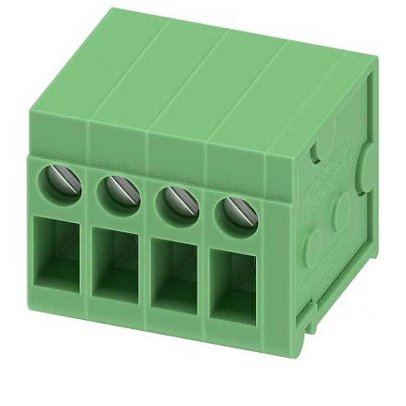 Phoenix Contact FRONT 2.5-H/SA 5/4 Series PCB Terminal Block, 4-Contact, 5 mm Pitch, 1 Row, 1700781