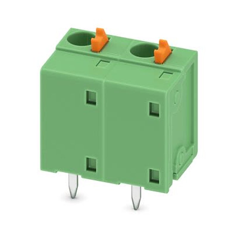 Phoenix Contact FFKDSA Series PCB Terminal Block, 2-Contact, 7.62 mm Pitch, Wave Soldering Mount, 1 Row