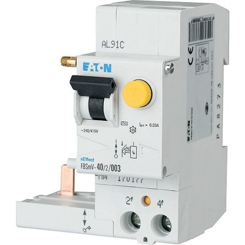 Eaton xEffect - FBSmV Series Residual Current Circuit Breaker, 63A, 2-Pole, 1000 mA, Type S 415V ac