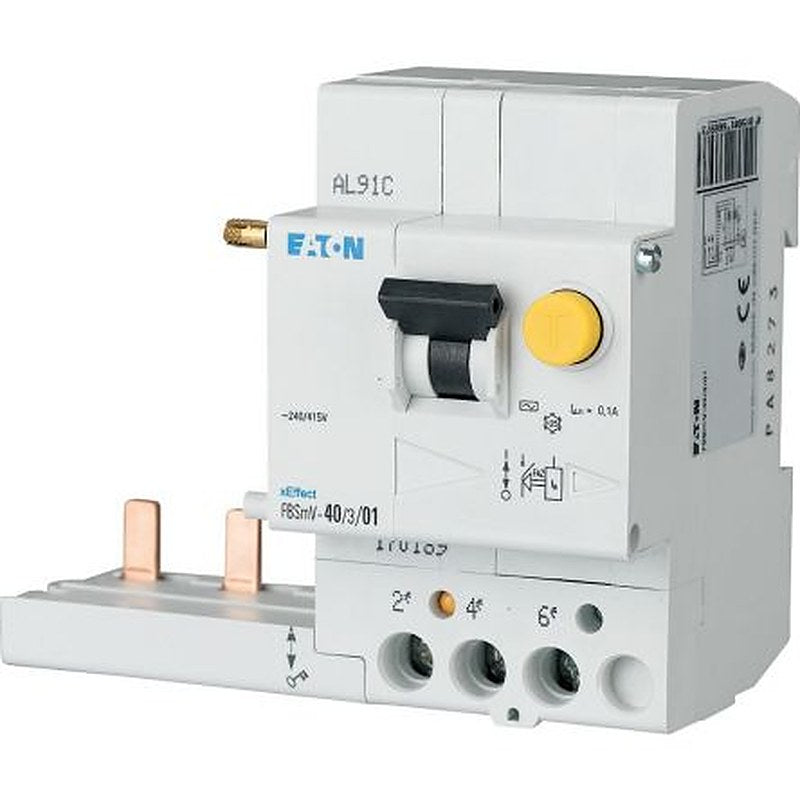 Eaton xEffect - FBSmV Series Residual Current Circuit Breaker, 40A, 3-Pole, 100 mA, Type S 415V ac