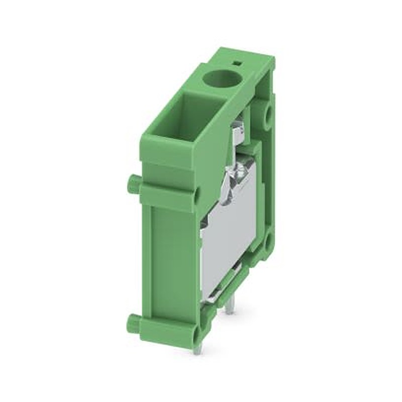 Phoenix Contact FRONT 4-V Series PCB Terminal Block, 1-Contact, 6.35 mm Pitch, Wave Soldering Mount, 1 Row