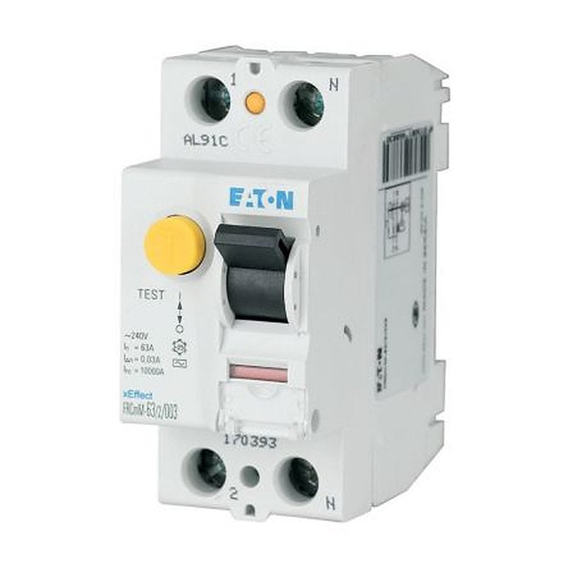 Eaton xEffect - FRCmM Series Residual Current Circuit Breaker, 25A, 2-Pole, 100 mA, Type S/A, 10 kA 240V ac