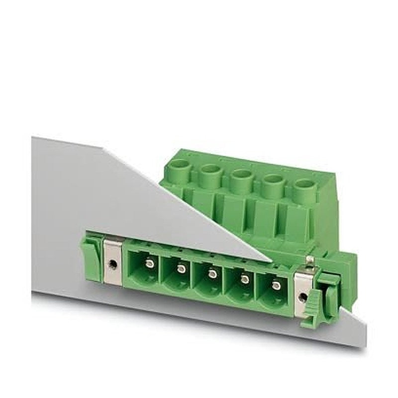 Phoenix Contact DFK Series Pluggable Terminal Block Headers & Socket, 9-Contact, 10.16 mm Pitch, Screw, 1 Row Screw