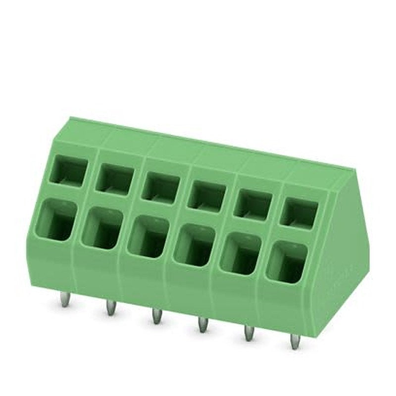 Phoenix Contact ZFKDSA Series PCB Terminal Block, 6-Contact, 5.08 mm Pitch, Wave Soldering Mount, 1 Row