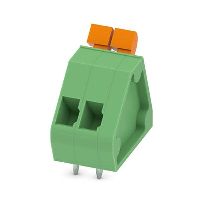 Phoenix Contact ZFKDSA 1 Series PCB Terminal Block, 2-Contact, 3.81 mm Pitch, Wave Soldering Mount, 1 Row