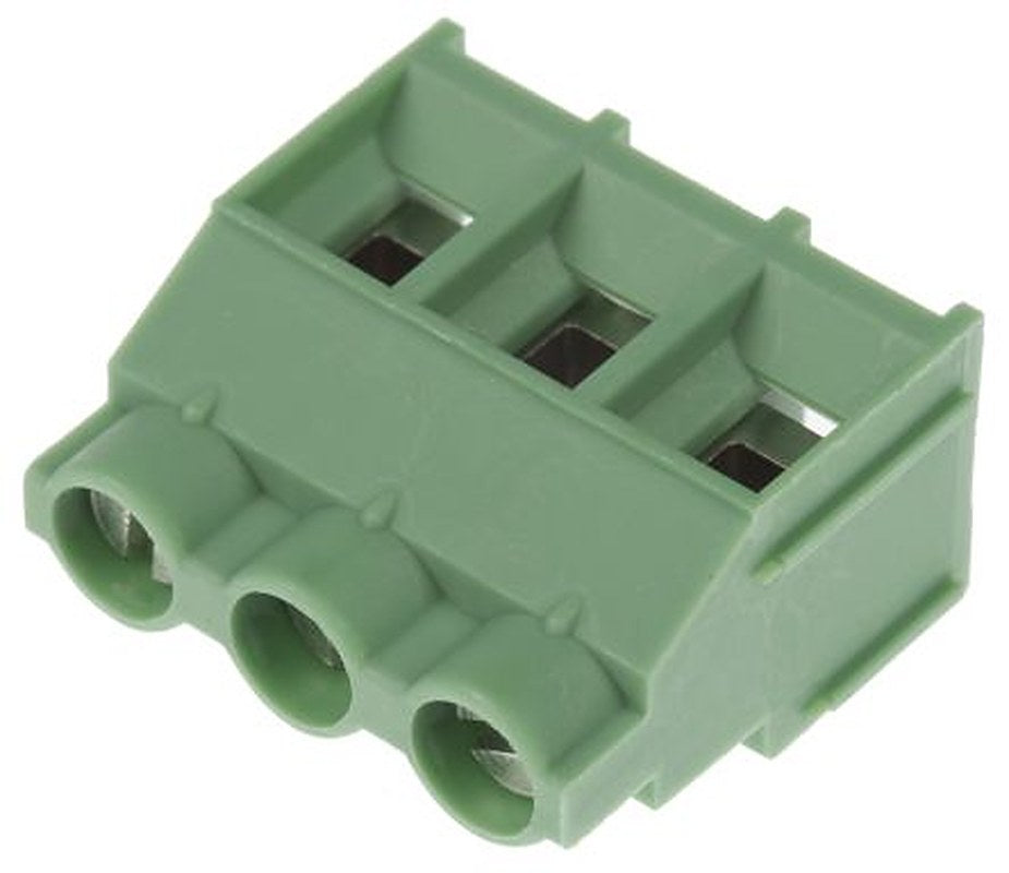 Phoenix Contact MKDS 5/3-7.62 Series Straight PCB Terminal Block, 3 Contact(s), 7.62 mm Pitch, 1 Row
