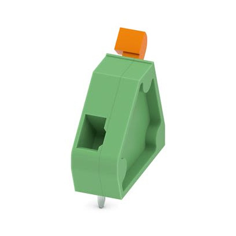 Phoenix Contact ZFKDS(A) 1-W Series PCB Terminal Block, 1-Contact, 6.35 mm Pitch, Wave Soldering Mount, 1 Row
