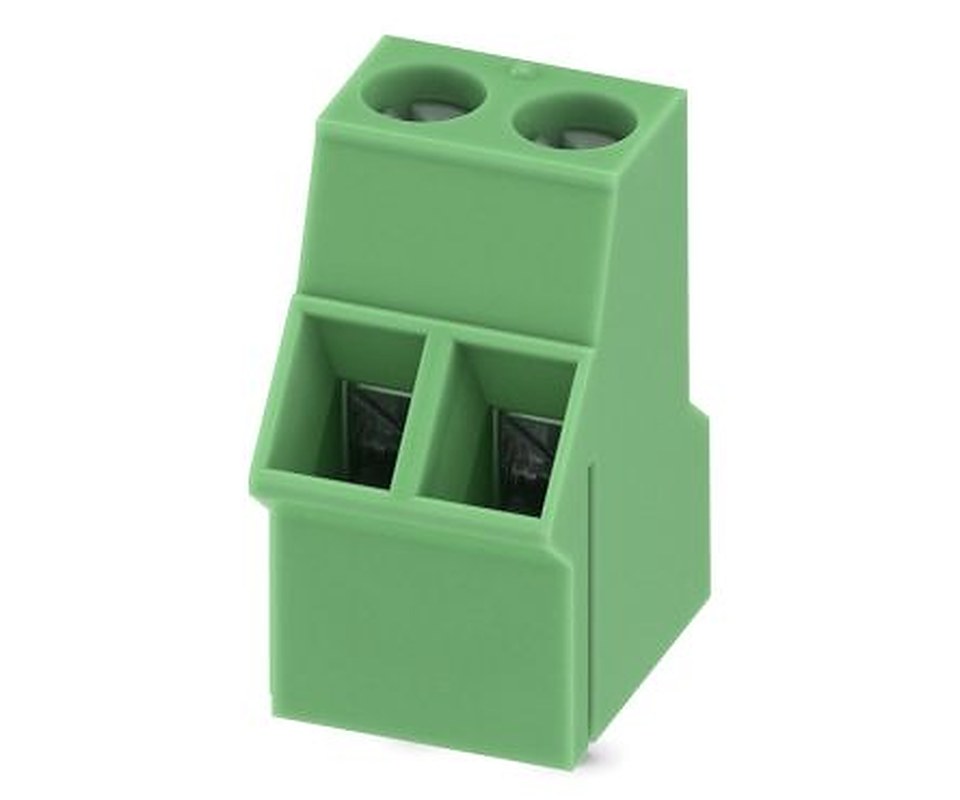 Phoenix Contact PCB Terminal Block, 2-Contact, 5.08 mm Pitch, Wave Soldering Mount, 1 Row