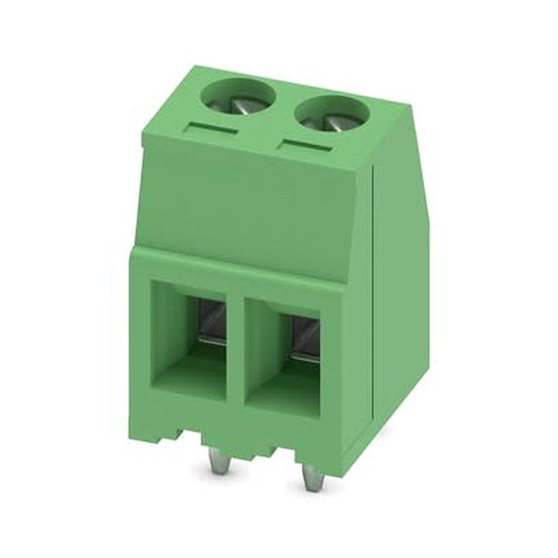 Phoenix Contact PCB Terminal Block, 2-Contact, 3.81 mm Pitch, Wave Soldering Mount, 1 Row