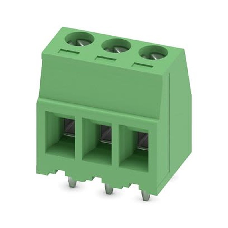 Phoenix Contact MKDSD 1 Series PCB Terminal Block, 3-Contact, 3.81 mm Pitch, Wave Soldering Mount, 1 Row