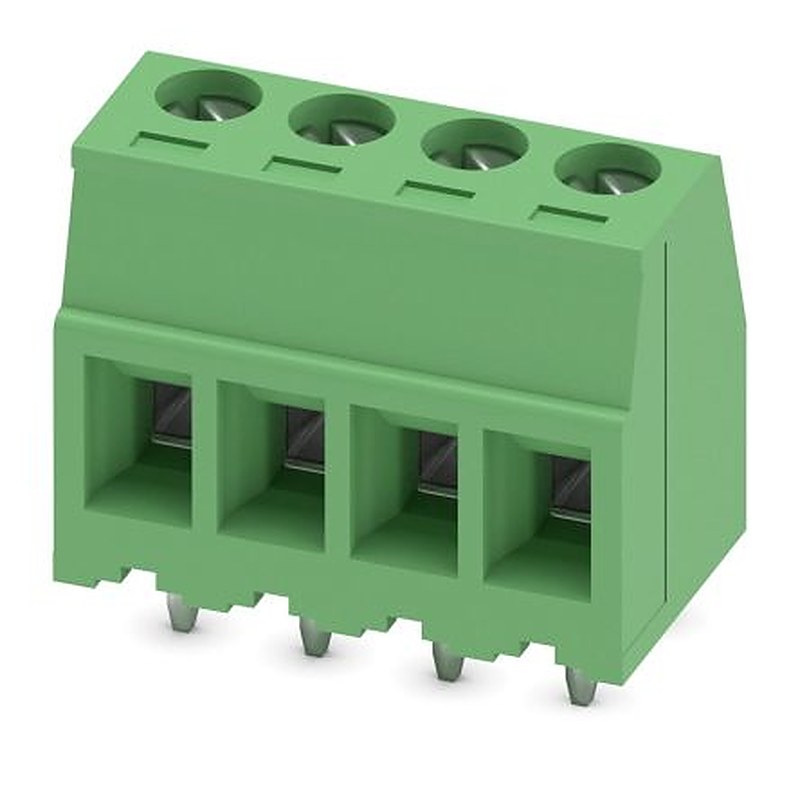 Phoenix Contact MKDSD Series PCB Terminal Block, 4-Contact, 3.81 mm Pitch, Through Hole, 1 Row