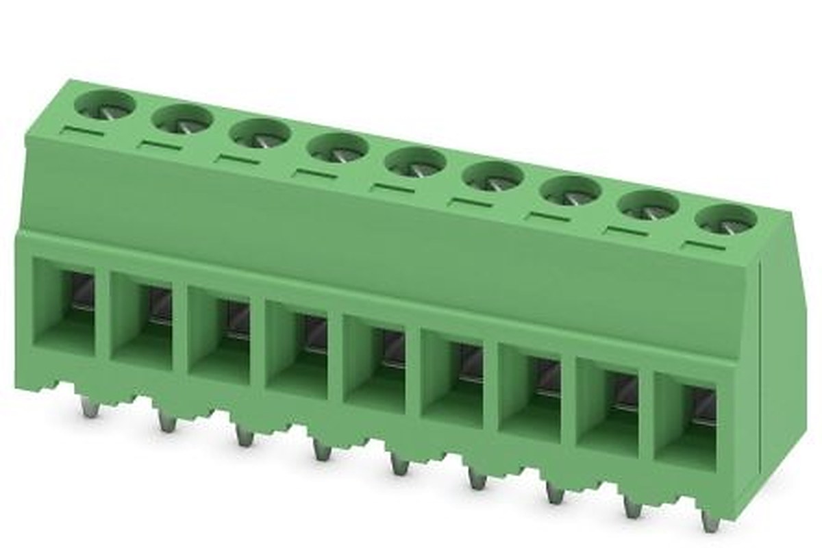 Phoenix Contact MKDSD 1.5/9-3.81 Series Horizontal PCB Terminal Block, 9 Contact(s), 3.81 mm Pitch, 1 Row