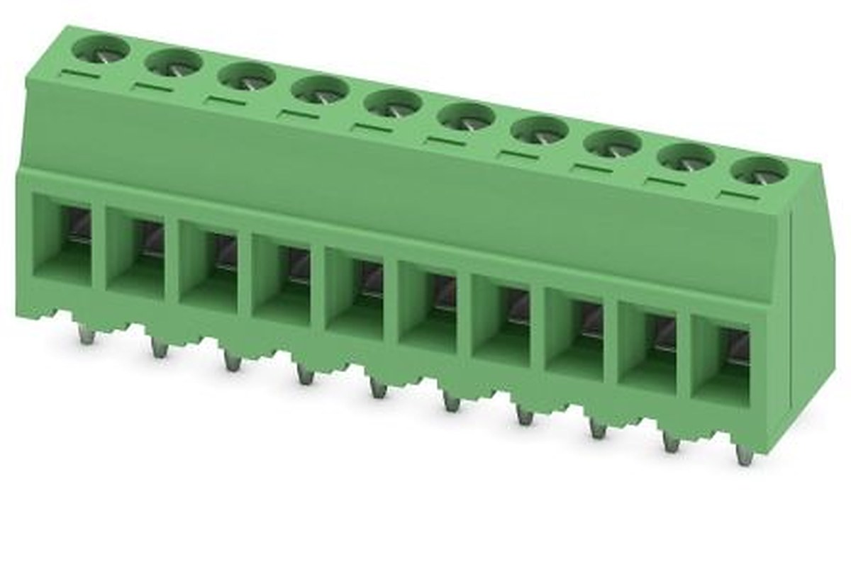 Phoenix Contact MKDSD 1.5/10-3.81 Series Horizontal PCB Terminal Block, 10 Contact(s), 3.81 mm Pitch, 1 Row