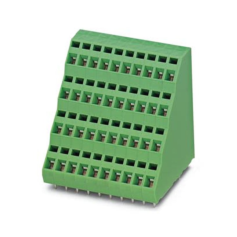 Phoenix Contact ZFK4DSA 1 Series PCB Terminal Block, 8-Contact, 5.08 mm Pitch, Wave Soldering Mount, 4 Row