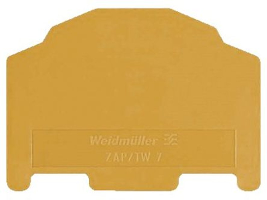 Weidmüller Z Series End Cover for Use with Modular Feed Through Terminal