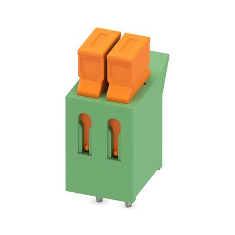 Phoenix Contact PCB Terminal Block, 2-Contact, 3.81 mm Pitch, Wave Soldering Mount, 1 Row