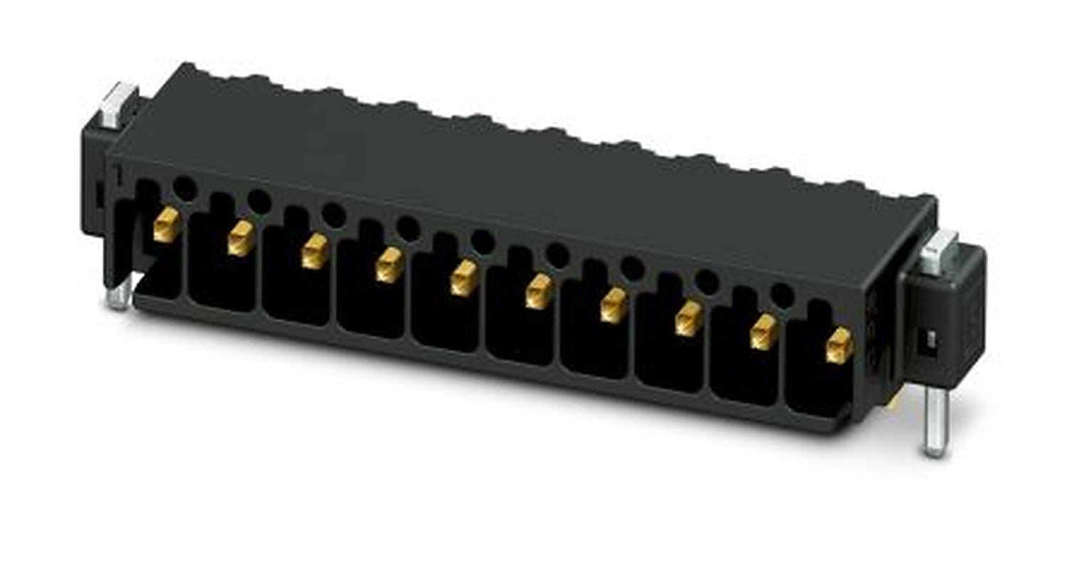 Phoenix Contact MC 0.5/ 4-G-2.54 P20THRR24C1 Series Pluggable Terminal Block, 4-Contact, 2.54 mm Pitch, 1 Row, 1706223