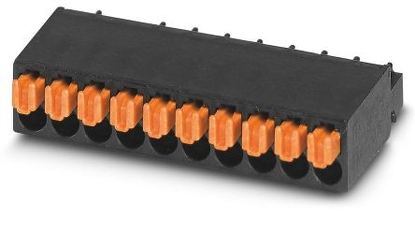 Phoenix Contact FMC 0.5/6-ST-2.54 C2 Series PCB Terminal Block, 6-Contact, 2.54 mm Pitch, 1 Row, 1706239