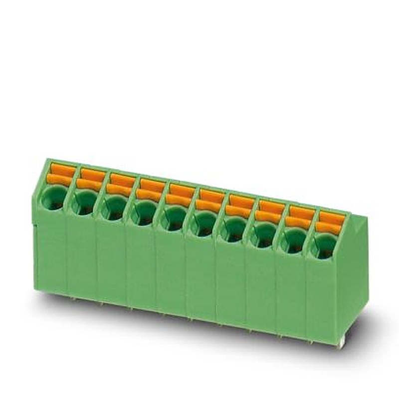 Phoenix Contact SPTA Series PCB Terminal Block, 27-Contact, 3.5 mm Pitch, Wave Soldering Mount, 1 Row