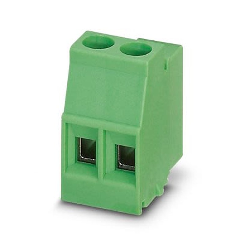 Phoenix Contact MKDSO Series PCB Terminal Block, 2-Contact, 5 mm Pitch, Wave Soldering Mount, 1 Row