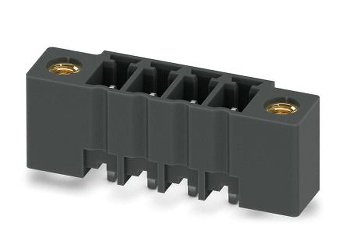 Phoenix Contact MCV 1.5/ 4-GF-3.81 P14 THR Series Pluggable Terminal Block, 4-Contact, 3.81 mm Pitch, 1 Row, 1707230