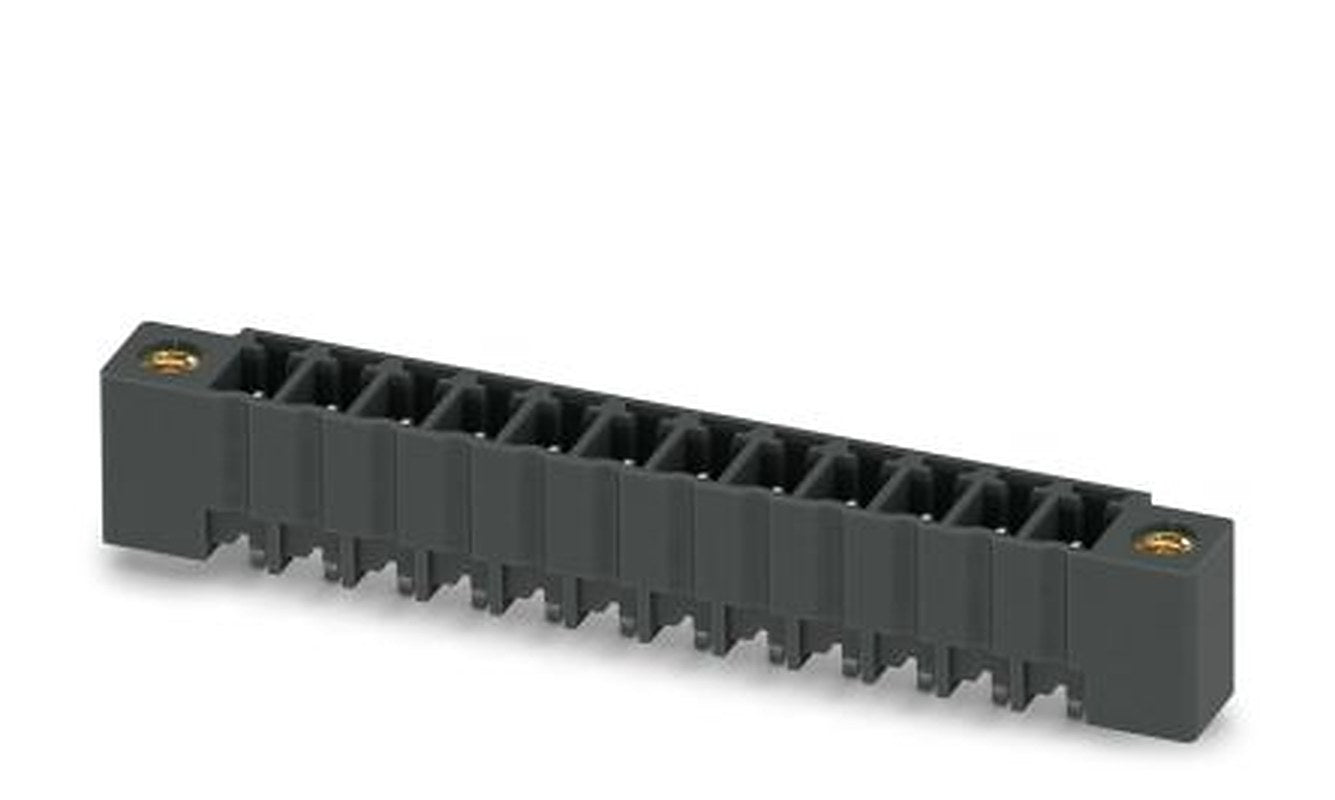 Phoenix Contact MCV 1.5/12-GF-3.81 P14 THR Series Pluggable Terminal Block, 12-Contact, 3.81 mm Pitch, 1 Row, 1707311