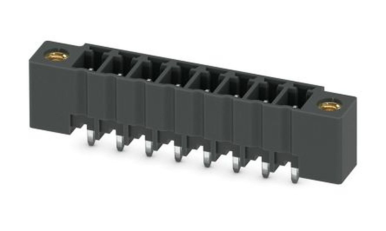 Phoenix Contact MCV 1.5/ 8-GF-3.81 P26 THR Series Pluggable Terminal Block, 8-Contact, 3.81 mm Pitch, 1 Row, 1707696