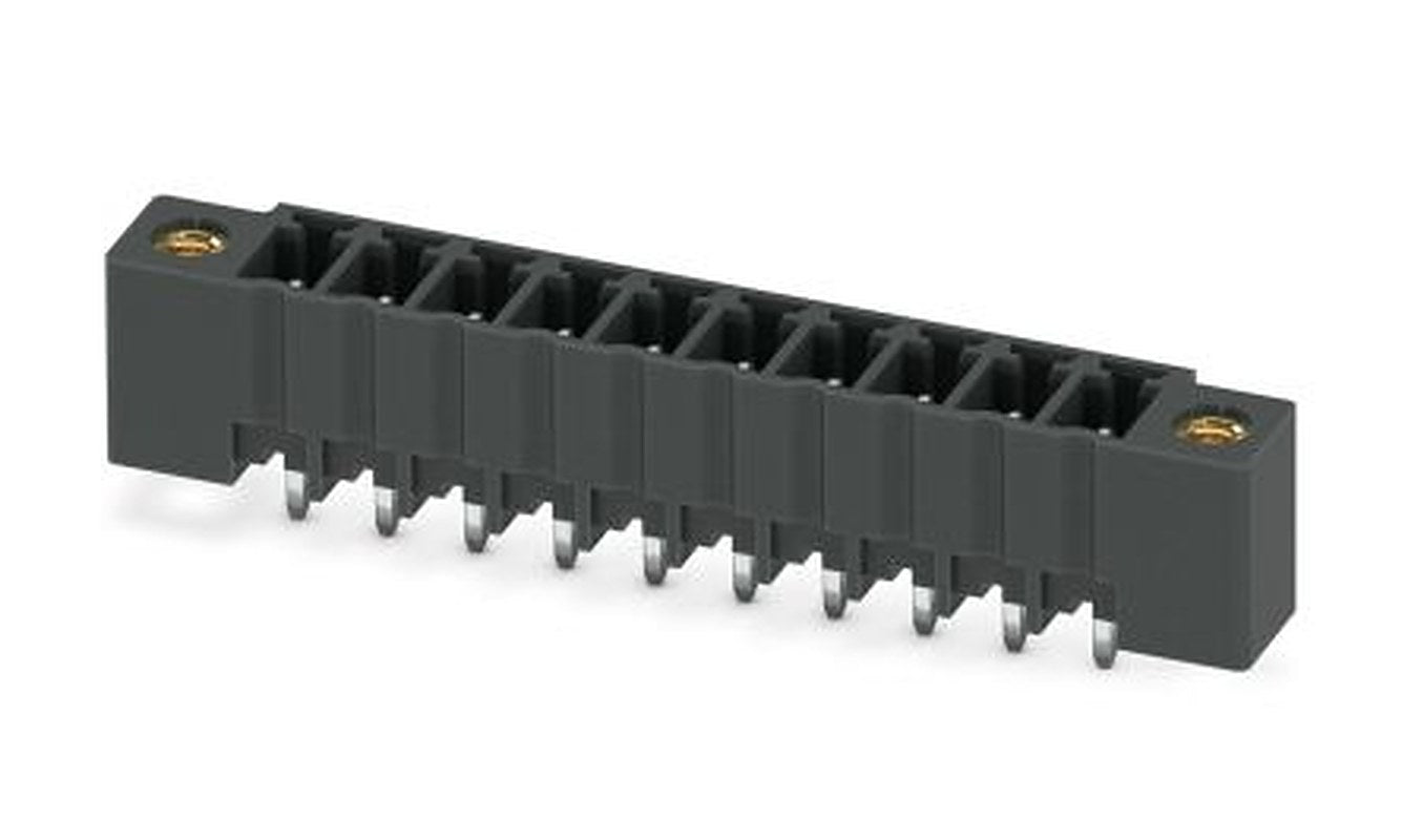 Phoenix Contact MCV 1.5/10-GF-3.81 P26 THR Series Pluggable Terminal Block, 10-Contact, 3.81 mm Pitch, 1 Row, 1707719