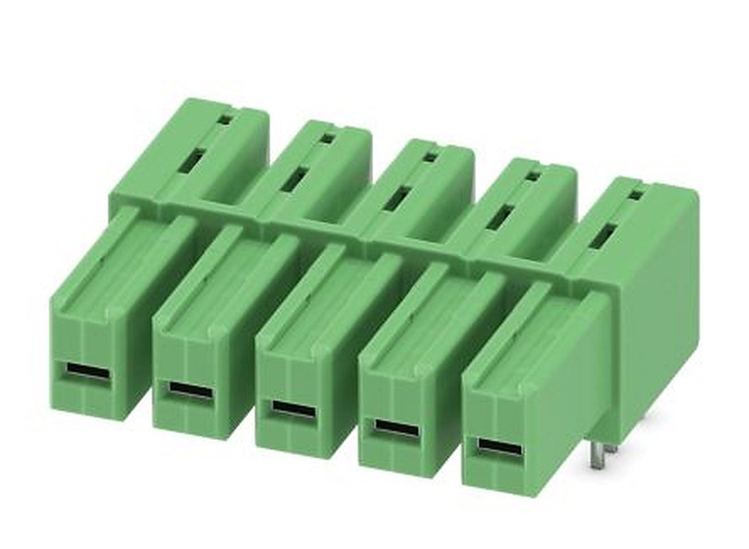 Phoenix Contact IPC 5/ 5-G-7.62 Series Pluggable Terminal Block, 5-Contact, 7.62 mm Pitch, 1 Row, 1708417