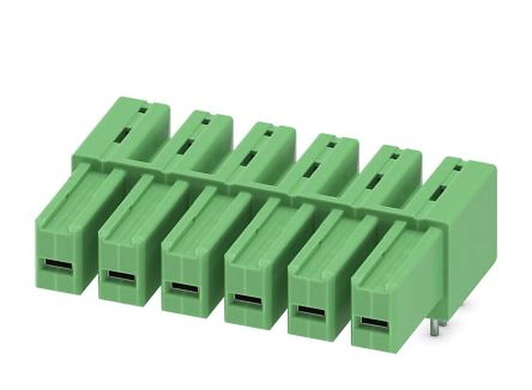 Phoenix Contact IPC 5/ 6-G-7.62 Series Pluggable Terminal Block, 6-Contact, 7.62 mm Pitch, 1 Row, 1708420