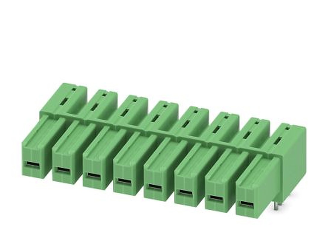 Phoenix Contact IPC 5/ 8-G-7.62 Series Pluggable Terminal Block, 8-Contact, 7.62 mm Pitch, 1 Row, 1708446