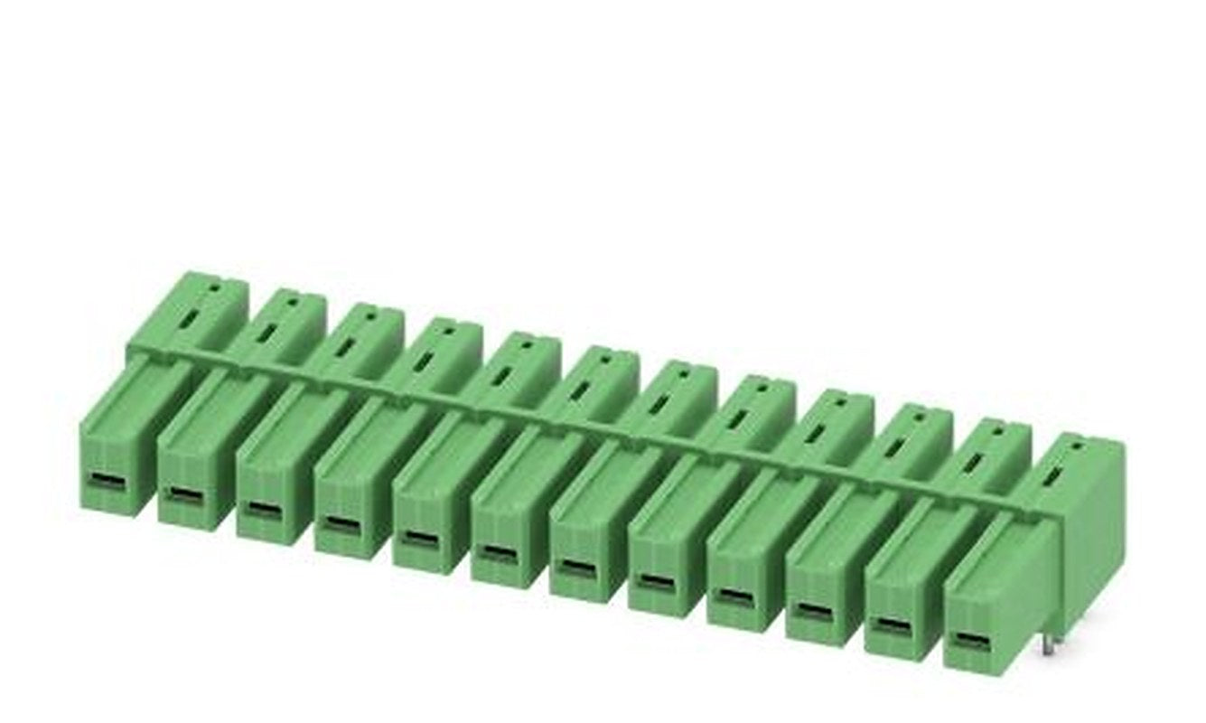Phoenix Contact IPC 5/12-G-7.62 Series Pluggable Terminal Block, 12-Contact, 7.62 mm Pitch, 1 Row, 1708488