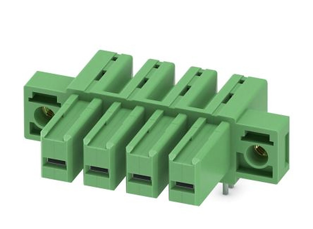 Phoenix Contact IPC 5/ 4-GF-7.62 Series Pluggable Terminal Block, 4-Contact, 7.62 mm Pitch, 1 Row, 1708514
