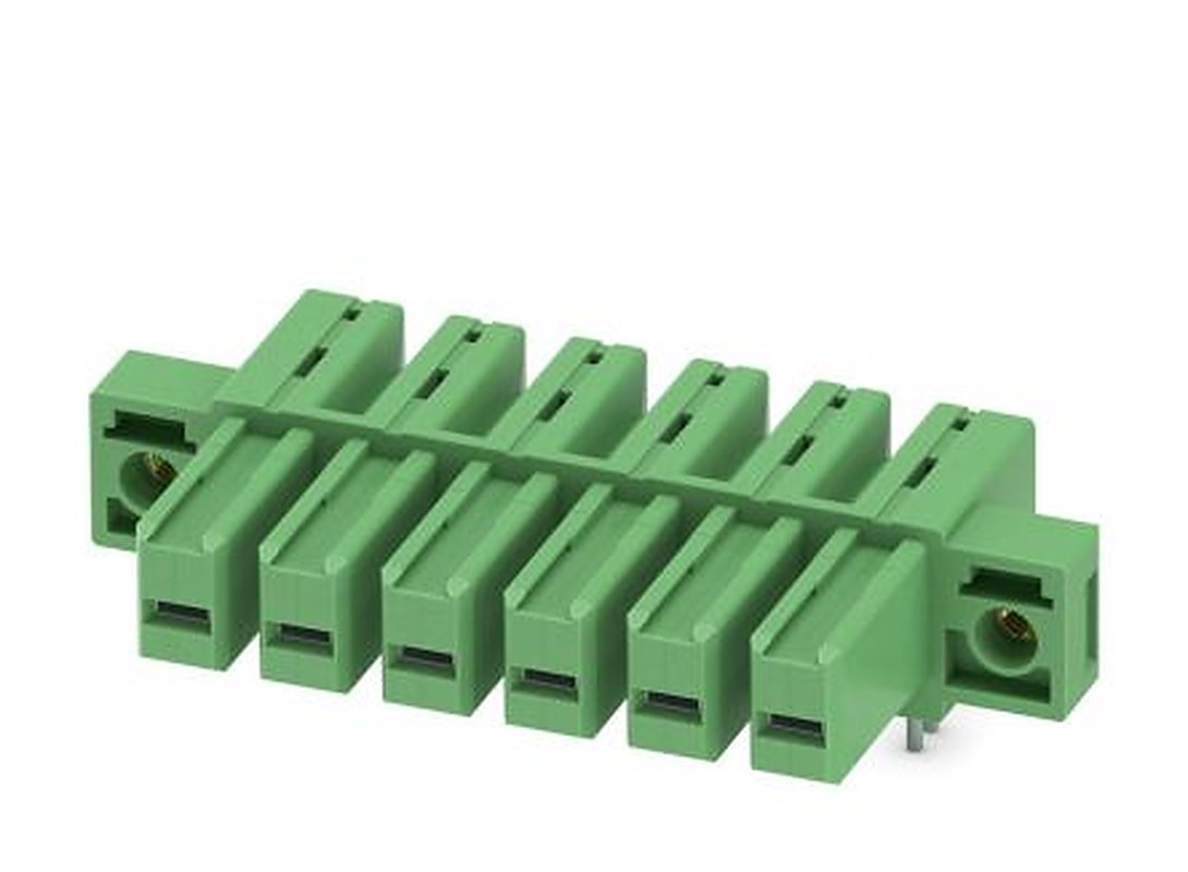 Phoenix Contact IPC 5/ 6-GF-7.62 Series Pluggable Terminal Block, 6-Contact, 7.62 mm Pitch, 1 Row, 1708530