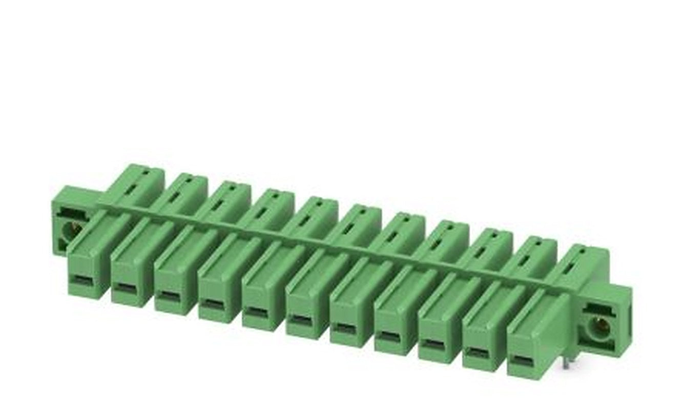 Phoenix Contact IPC 5/11-GF-7.62 Series Pluggable Terminal Block, 11-Contact, 7.62 mm Pitch, 1 Row, 1708585