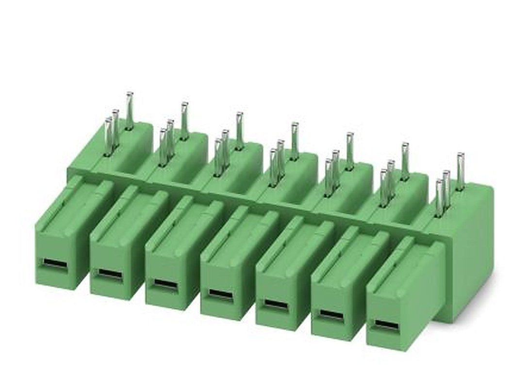 Phoenix Contact IPC 5/ 7-GU-7.62 Series Pluggable Terminal Block, 7-Contact, 7.62 mm Pitch, 1 Row, 1708653