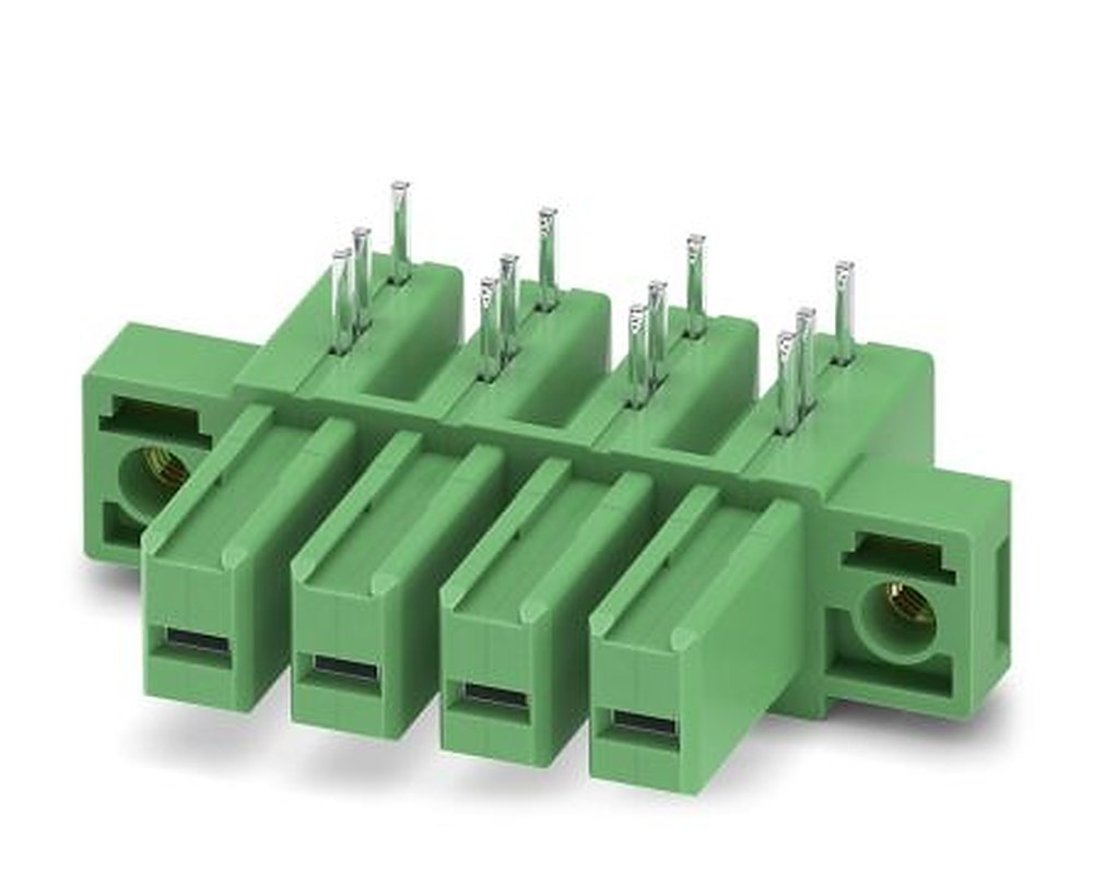 Phoenix Contact IPC 5/ 4-GFU-7.62 Series Pluggable Terminal Block, 4-Contact, 7.62 mm Pitch, 1 Row, 1708734