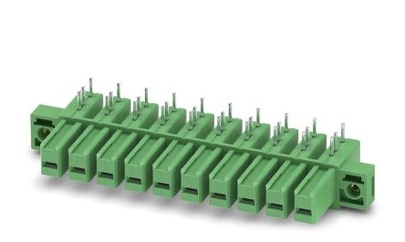 Phoenix Contact IPC 5/10-GFU-7.62 Series Pluggable Terminal Block, 10-Contact, 7.62 mm Pitch, 1 Row, 1708792
