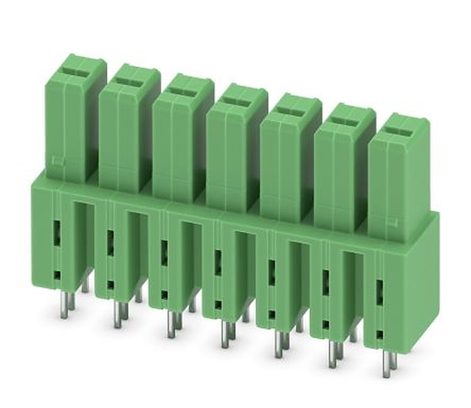 Phoenix Contact IPCV 5/ 7-G-7.62 Series Pluggable Terminal Block, 7-Contact, 7.62 mm Pitch, 1 Row, 1708873