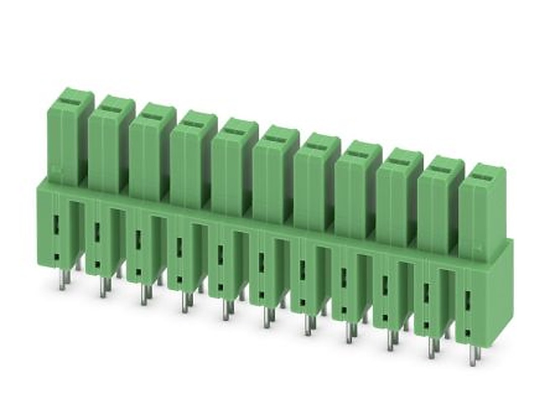 Phoenix Contact IPCV 5/11-G-7.62 Series Pluggable Terminal Block, 11-Contact, 7.62 mm Pitch, 1 Row, 1708912