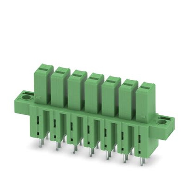 Phoenix Contact IPCV Series Wave Soldering Mount PCB Header, 7 Contact(s), 7.62 mm Pitch, 1 Row, Unshrouded