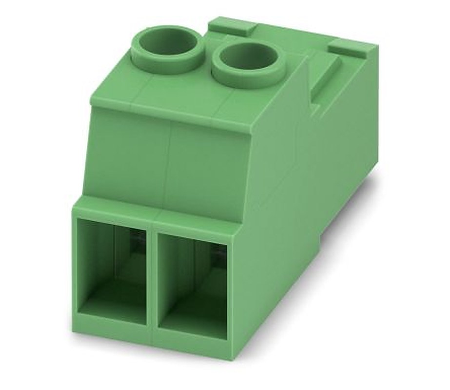 Phoenix Contact IPC 5/2-ST-7.62 Series Pluggable Terminal Block, 2-Contact, 7.62 mm Pitch, 1 Row, 1709047