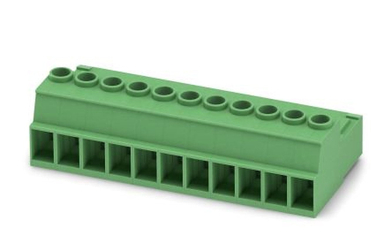 Phoenix Contact IPC 5/11-ST-7.62 Series Pluggable Terminal Block, 11-Contact, 7.62 mm Pitch, 1 Row, 1709131