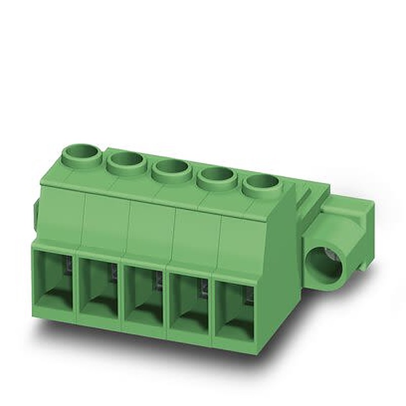 Phoenix Contact Pluggable Terminal Block, 7-Contact, 7.62 mm Pitch, 1 Row, 1709209