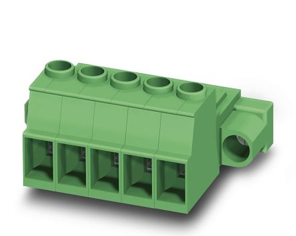 Phoenix Contact IPC 5/11-STF-7.62 Series Pluggable Terminal Block, 11-Contact, 7.62 mm Pitch, 1 Row, 1709241